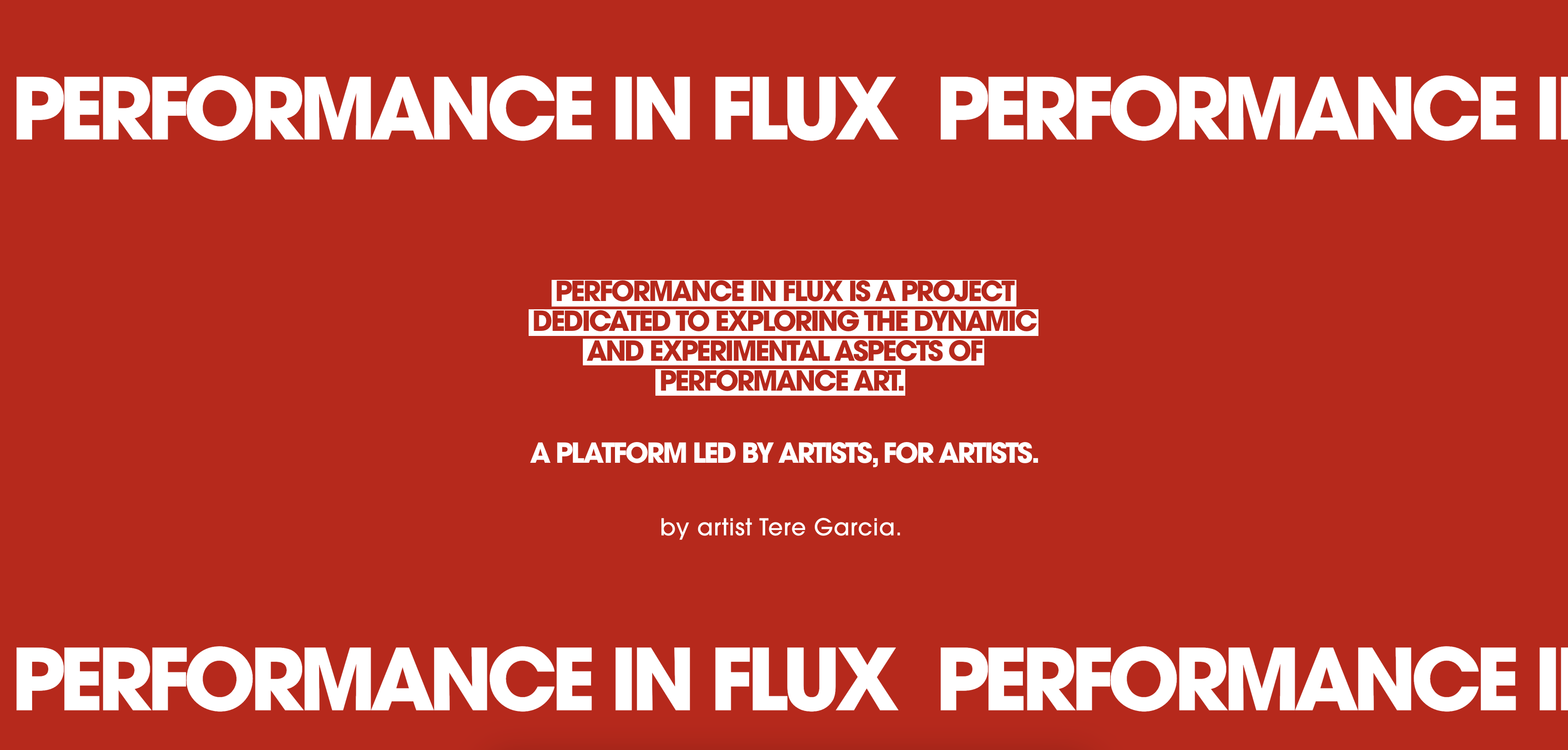 Performance in Flux